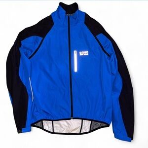 GORE Bike Wear Windstopper Cycling Jacket Blue Black Men’s Large